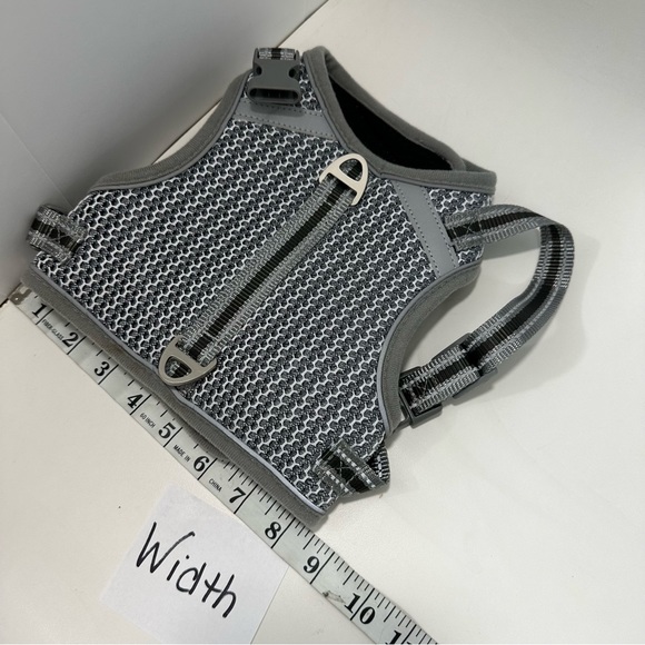 PANGDI Dog Harness Size Large Gray Adjustable Hook & Latch - Picture 7 of 9